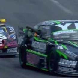 TC: ¡Increíble! Canapino hizo una superación hasta con el auto desarmándose