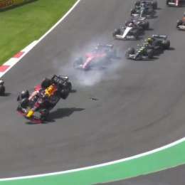 F1: la caótica largada del GP de México que perjudicó a Checo Pérez