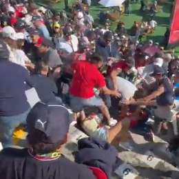 F1: escandalosa batalla campal en las tribunas durante el GP de México