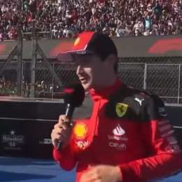 F1: el incómodo momento que vivió Leclerc antes del podio en México