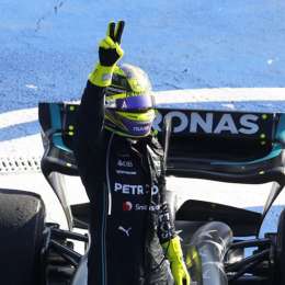 Hamilton y su podio en México: "Hoy tuvimos que empujar muy fuerte"