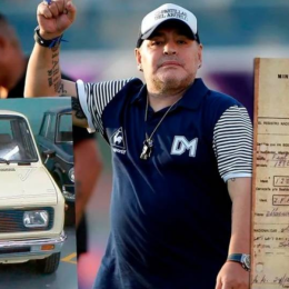 El piloto argentino que tiene el primer auto 0km de Diego Maradona