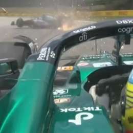 F1: fuerte encontronazo entre Ocon y Alonso en la clasificación del Sprint