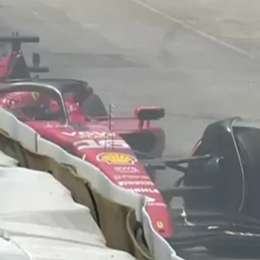 F1: ¡De no creer! Leclerc se quedó sin carrera en la vuelta previa