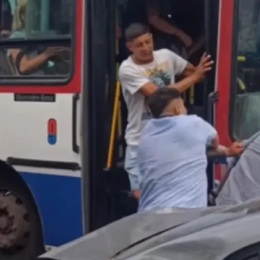 Un colectivero y un automovilista, a los golpes en Lomas de Zamora