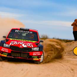 Rally Argentino: Martín Scuncio dominó el shakedown en Villa Dolores