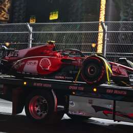 F1: Sainz fue sancionado tras el problema con la alcantarilla en Las Vegas