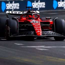 F1: Leclerc marcó la referencia en la FP2 en Las Vegas
