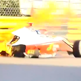 ¡Fuego en el Gran Premio de Macao de Fórmula 3!