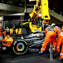 VIDEO: F1: "¿Estás bien Lando?" El diálogo por radio entre Norris y McLaren tras el golpe en Las Vegas