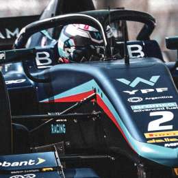 F2: Colapinto clasificó 20° en el GP de Abu Dhabi