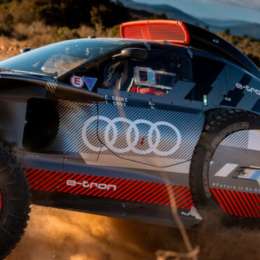 Último test para el Audi RS Q e-tron previo al Dakar