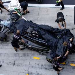 F1: Russell se accidentó en los test de post temporada en Abu Dhabi