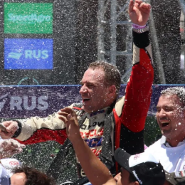 TC: ¡Acá está el campeón! Los festejos de Werner en El Villicum