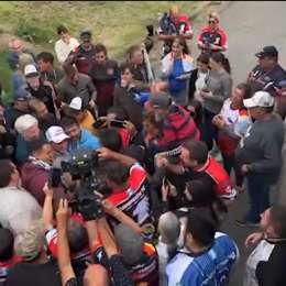El gran recibimiento a Werner en Parana tras el tricampeonato de TC