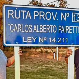 La Ruta Provincial 13 ya lleva el nombre de Carlos Alberto Pairetti