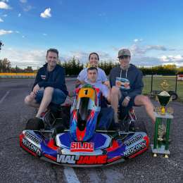Franco Ledesma, un apellido con historia gritó campeón en el karting