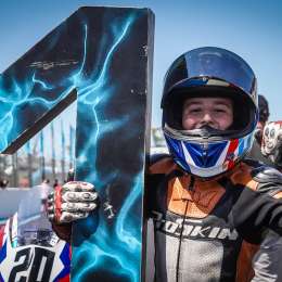 Benja Peralta, el niño de 12 años que alcanzó la gloria en el Superbike Argentino