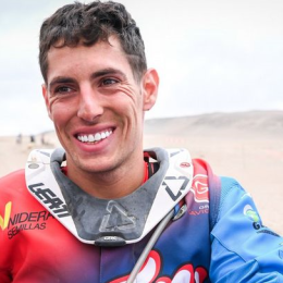 Cavigliasso presentó su casco para el Dakar 2024