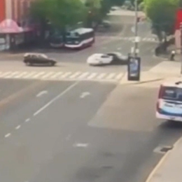 Así fue el fuerte choque en Balvanera en las primeras horas del año nuevo