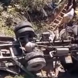 Tragedia en Santa Fe: camión cayó de un puente de la autopista Rosario-Buenos Aires y murió una persona