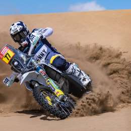 Luciano Benavides tras el Shakedown del Dakar 2024: "La moto era totalmente nueva, me sentí muy bien"