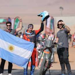 Dakar 2024: el particular detalle que lleva Diego Llanos en su casco