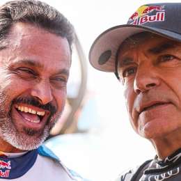 ¡Lo trató de mentiroso! Al-Attiyah no le cree  a Sainz: "Si hubiera tenido tres pinchazos, seguiría allí"