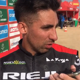 Llanos contento con la 2da etapa: "Fue un día largo que disfruté de manejar"