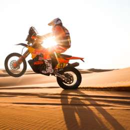 Kevin Benavides tras el 3ro puesto en la 4ta etapa: "Me tocó abrir pista pero la verdad es que lo disfruté mucho"