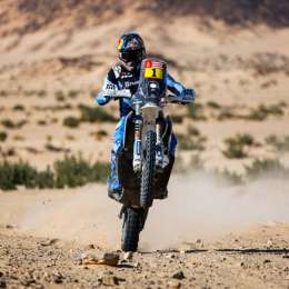 Luciano Benavides luego de la 4ta etapa: "Hoy volví a disfrutar arriba de la moto"