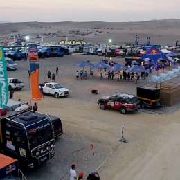 Dakar 2024: ¡Desde adentro! Así salen los pilotos del campamento hacia la aventura