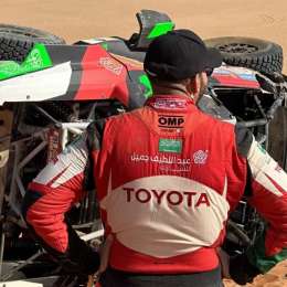 Dakar 2024: ¡Perdió todo! Yazeed Al Rajhi volcó y quedó fuera de carrera