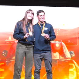 Dakar 2024: Cavigliasso y Pertegarini recibieron su medalla por ganar la Etapa 9