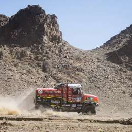 Dakar 2024: Loprais se llevó la penúltima etapa entre los camiones.