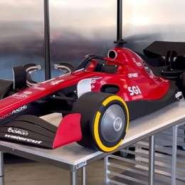 ¡Para chuparse los dedos! Construyeron un Ferrari de Fórmula 1 con chocolate