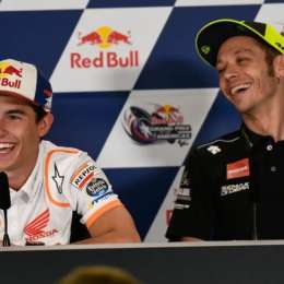 MotoGP: Valentino Rossi y Marc Márquez volvieron a compartir pista