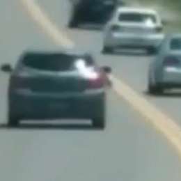 Imprudencia al volante en el Camino de las Altas Cumbres