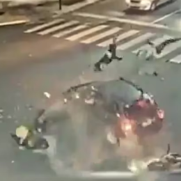 Impactante accidente en La Plata: dos motociclistas chocaron contra un auto y uno de ellos murió