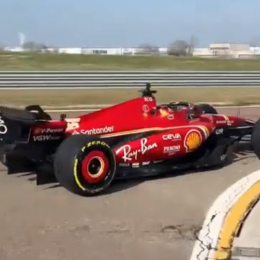 F1: Ferrari ya estrenó su SF-24 en la pista de Fiorano