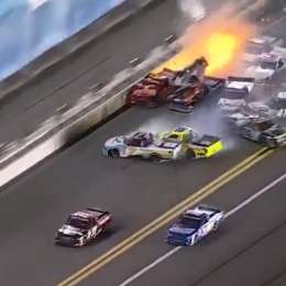 ¡Se prendió fuego! Impactante accidente en la Nascar Truck Series