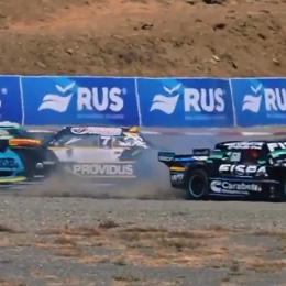 TC: el toque entre Ciantini y Landa desde una imagen que no se vio por TV