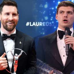 Verstappen y Messi, cara a cara por los Premios Laurens