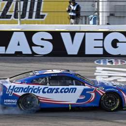 NASCAR: Kyle Larson cantó victoria en Las Vegas