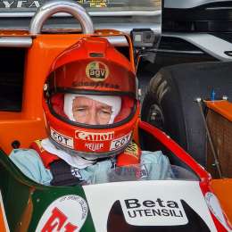 Miguel Ángel Guerra giró en Imola con el March Beta F1.