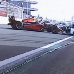 F2: ¡Pasó con lo justo! Colapinto pudo esquivar una largada complicada en Arabia Saudita