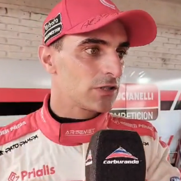 TN: Chapur, post carrera en Paraná: "Tuvimos un fin de semana complicado"
