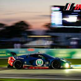 IMSA: Varrone y Pérez Companc entrenaron en la tanda nocturna de Sebring