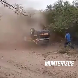 Rally: ¡Dramático momento! Un auto volcó y aplastó a dos espectadores
