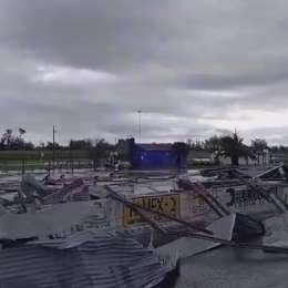 ÚLTIMO MOMENTO: un temporal causó importantes destrozos en el autódromo de 9 de Julio